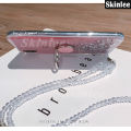 Phone case For Vivo Y18S Back cover Glitter Starry Sky Bling Ring Lanyard Shiny Transparent Holder Stand Girls Soft Cover For VIVO Y18S Cover cases.