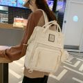 Japanese Style ins Style Schoolbag Female Junior High School Student Good-looking Girls Backpack Simple Travel Korean Style Hand-Carrying Backpack. 