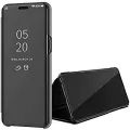 Flip Mirror Case For Samsung Galaxy S7 EDGE Clear View Mirror Stand Flip Cover. 