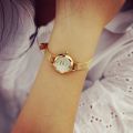 Women Watches Simple Vintage Small Dial Watch damen uhren Women Quartz Wrist Watch Watches Bracelet Watches Luxury Fashion. 