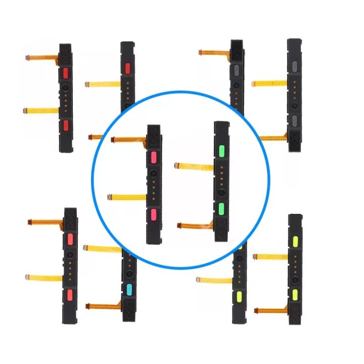 Original Plastic Slider Rail for Nintendo Switch Joy-con Conrelaxtroller Assembly with Flex Cable For NS Console Rebuild Track