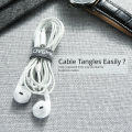 Floveme 5 In 1 Velcro Strap Cable Organizer 14cm Strap For Carble Management Desktop Cable Organizer - Grey.