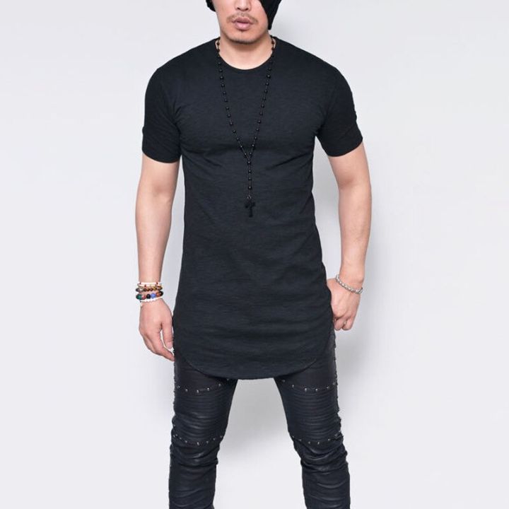 2978%20Brand%20New%20Men's%20T%20Shirt%20Round%20Neck%20Solid-colored%20T-shirt%20for%20Male%20Round-neck%20Medium%20and%20Long%20Section%20Tops%20Tshirt%20-%20Image%205