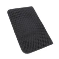 Cat litter trapping mat cat mats for litter box litter box mat cat litter catcher mat cat Litter Mat Double Layer Scatter Control Kitty Litter Mat Washable Litter Trapping Mat for Litter Box. 