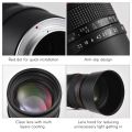 85mm F1.8 Medium Telephoto Camera Lens Large Aperture Full Frame Portrait Lens. 
