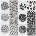 1PCS Pottery Art Transfer Paper Glaze Underglaze Black Flower Paper Jingdezhen Ceramic Decal Paper DIY Polymer Clay Tools MuXiaRe. 