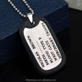 Engraved Dog Label Gangsta Necklace Nicolas Brown Twilight AO Logo Mercenary Dog Tags Private Stainless Steel Necklace Men. 