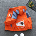 【Free Returns】 Boys' and Girls' Coat Spring and Autumn Fashionable Children's Clothing Hooded Top Baby Stylish Girl Cartoon Jacket Spring and Autumn Clothes. 