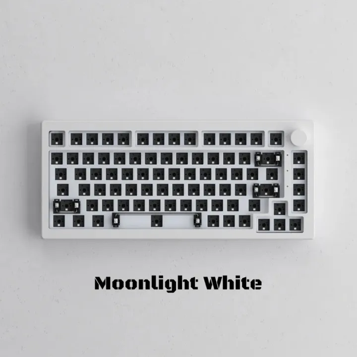 Akko%205075S%20VIA%20Kit%2075%25%20Custom%20Barebone%20Keyboard%20RGB%20Backlit%203/5-Pin%20Hotswap%20Mechanical%20Gaming%20Keyboard%20with%20Knob%20Gasket%20Mount%20-%20Image%203