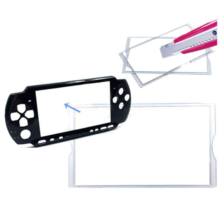 For%20PSP%201000%202000%203000%20LCD%20Screen%20Display%20Glass%20Plastic%20Mirror%20Screen%20Lens%20Front%20Shell%20Protective%20Cover%20Game%20Accessories%20Eatop%20-%20Image%202