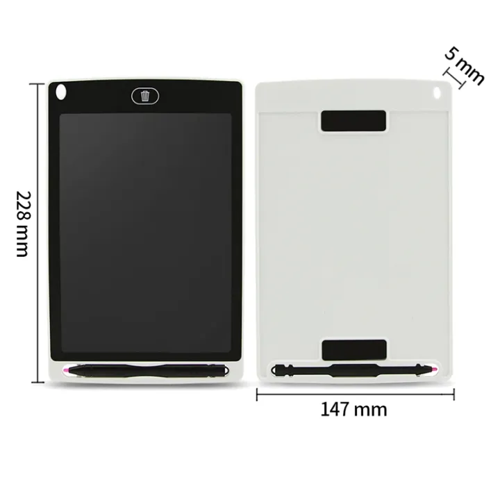 Portable%208.5%20inch%20LCD%20Writing%20Tablet%20Drawing%20Graffiti%20Electronic%20Handwriting%20Pad%20Message%20Graphics%20Board%20Draft%20Paper%20with%20Writing%20Pen%20-%20Image%206