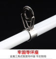 High-Performance Carbon & Glass Fiber Fishing Rod - Glossy White Finish. 