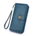 Women Wallets Long Leather Top Quality Card Holder Classic Female Purse Zipper Wallet For Women. 