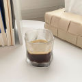 INS Wind Twist Glass High Beauty Tea Coffee Breakfast Milk Wine Cup Small Gift.
