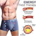 【Sleek】 Fiber Men's underwear Comfortable Polyester Breathable Men's boxers Magnetic therapy Lightweight Briefs for Daily wear Active. 