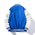 Embroidery Varsity Jacket Men Women Letter Vintage Jacket Fashion Baseball Coat Male Spring Autumn Windbreaker Korean Blue Green.