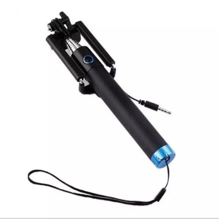Mini Selfie Stick Portable Extendable Monopod Wired Selfie Stick for Smartphone