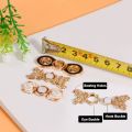 1/5/10Pairs New Sewing-free Metal Butterflies Button Skirt Pants Waist Adjustment Buckle Clothing Decoration Accessories.
