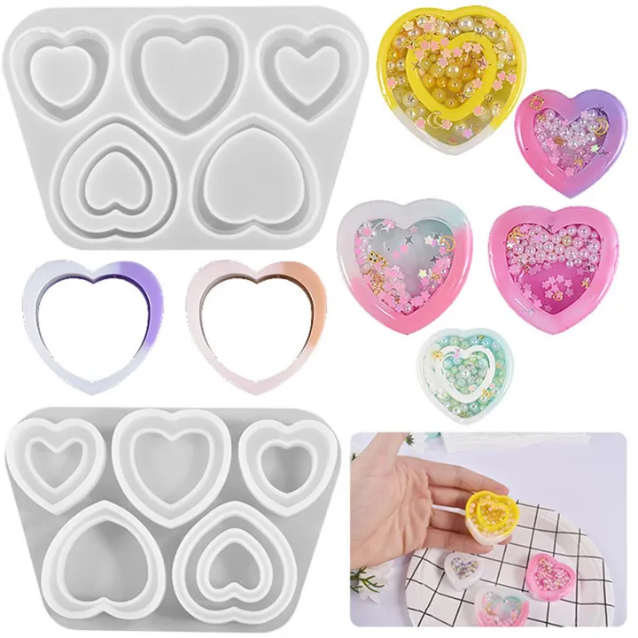 【Funny Bunny Toy Store】Cartoon Silicone Molds Shaker Casting Epoxy Mold ...