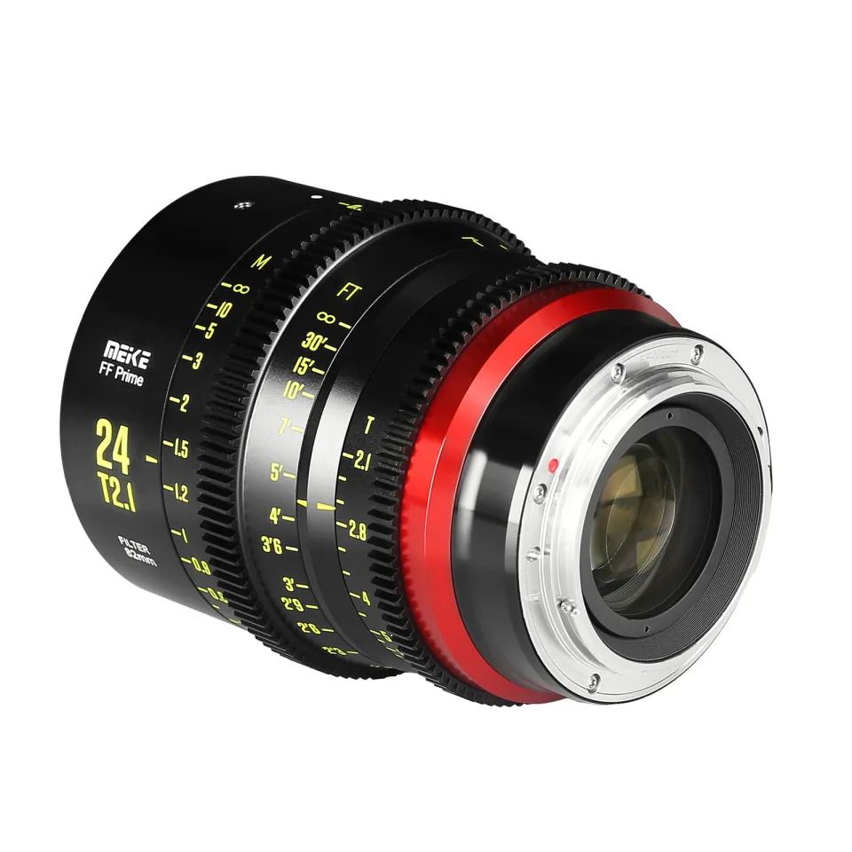 Meike Prime 24mm Cine Lens for Full Frame Cinema Camera Systems,such  as Canon C700 C500II,Sony VENICE,Sony FX3 FX6,FX9,Z Ca