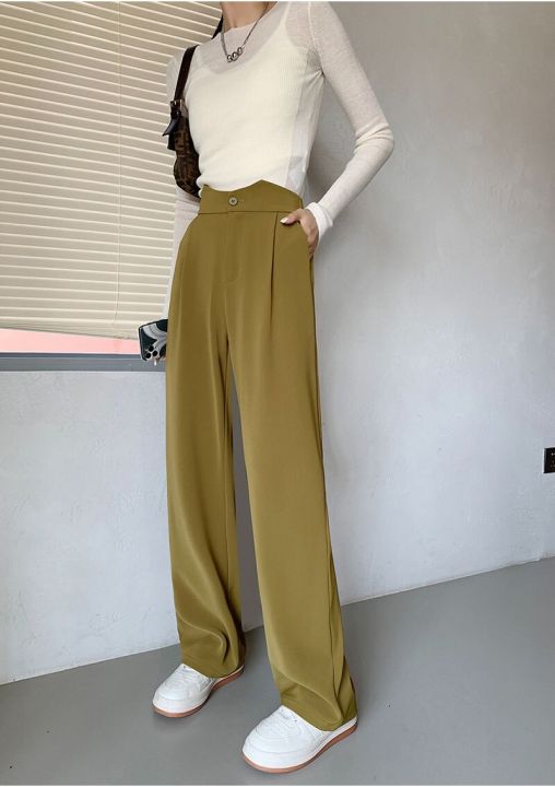 HappyLisa%20Spring%20Autumn%20Ladies%20Women%20Long%20Suit%20Pants%20Wide%20Leg%20High%20Waist%20Floor-Length%20Loose%20Pant%20Female%20Casual%20Chic%20Trousers%20P06%20-%20Image%204