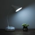 2.8W flexible dimmable USB LED desk lamp with 3-level brightness touch. 