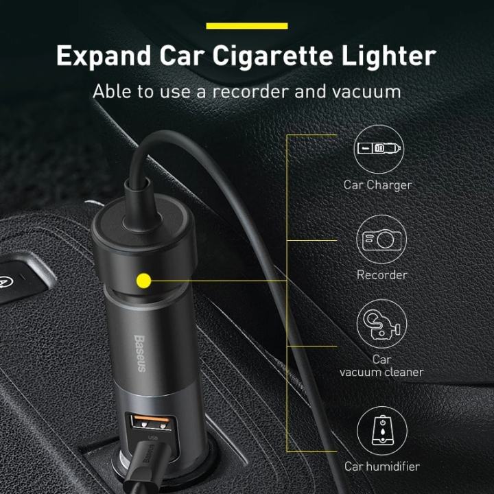 Baseus%20Share%20Together%20Fast%20Charge%20Car%20Charger%20with%20Cigarette%20Lighter%20Expansion%20Port%20U+C%20120W%20-%20Image%205