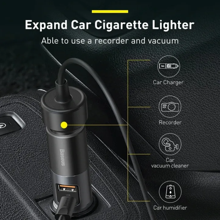 Baseus%20Share%20Together%20Fast%20Charge%20Car%20Charger%20with%20Cigarette%20Lighter%20Expansion%20Port%20U+C%20120W%20-%20Image%205