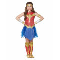 Deluxe Child Dawn Of Justice Wonder Woman Girl Superhero Halloween Cosplay Fantasia Fancy Dress Costume.