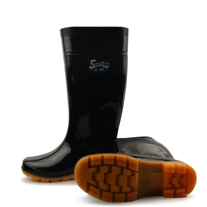 Three%20Resistance915Thigh%20Highs,%20Black%20Men's%20Rain%20Boots%20Tendon%20Bottom%20Non-Slip%20Acid%20and%20Alkali%20Resistant%20Labor%20Protection%20Large%20Size%20Rubber%20Shoes%20-%20Image%208