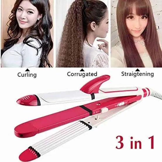Kemei%20KM-1291%20Professional%203%20in%201%20Hair%20Straightener%20Curler%20And%20Zic%20Zac%20Iron%20-%20Hair%20Straightener%20-%20Image%204