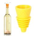 Fly Insect Trap Funnel Shape Wasp Indoor Fruit Fly Traps Fly Fruit Fly Silicone Detergent Insect Trap for Kitchens Outdoor（yellow）. 