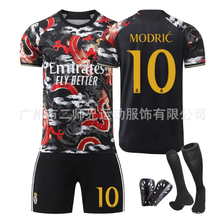 Football%20form%202425%20red%20and%20bla%20dragon%20pattern%20ersion%20children's%20training%20adult%20suit%20sports%20team%20form%20group%20bu%20men's%20and%20women's%20jerse%20-%20Image%203