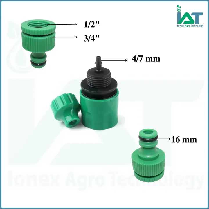1/2''%20or%203/4''%20Quick%20Tap%20Connector%20(1-Piece)%20and%204/7mm%20Quick%20Hose%20Connector%20(1-Piece)%20Used%20to%20Connect%20Threaded%20Water%20Tap/%20Faucet%20to%204/7mm%20Pipe%20for%20Garden%20Irrigation.%20-%20Image%202