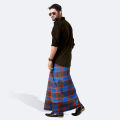 100% Cotton lungi Multicolor. 
