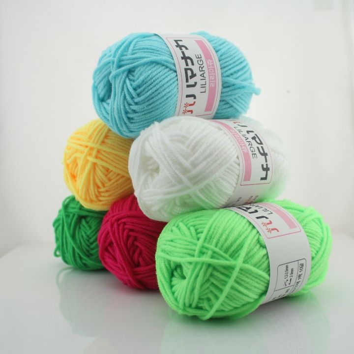 25g/Ball%20Milk%20Cotton%20Yarn%20Comfortable%20Wool%20Blended%20Thread%20Apparel%20Sewing%20Yarn%20Hand%20Knitting%20Scarf%20Hat%20Crochet%20Yarn%20-%20Image%204