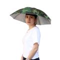 Foldable Head Umbrella Hat Anti Rain Anti Sun Head Mounted Headwear Sun Cap Outdoor Fishing Golf Cycling Hiking Camping Shade.