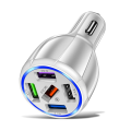 đ PD20W 4-Port Car Charger | QC3.0 + Type-C Fast Charging | 12V/24V | For All Phones & Devices.