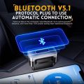 FNIRSI FD10 Car Fault Detector, OBD2 Scanner, Code Reader Clear Error Diagnostic Tool, Bluetooth V5.1, Support 9 OBD2 Protocols, for iOS & Android. 