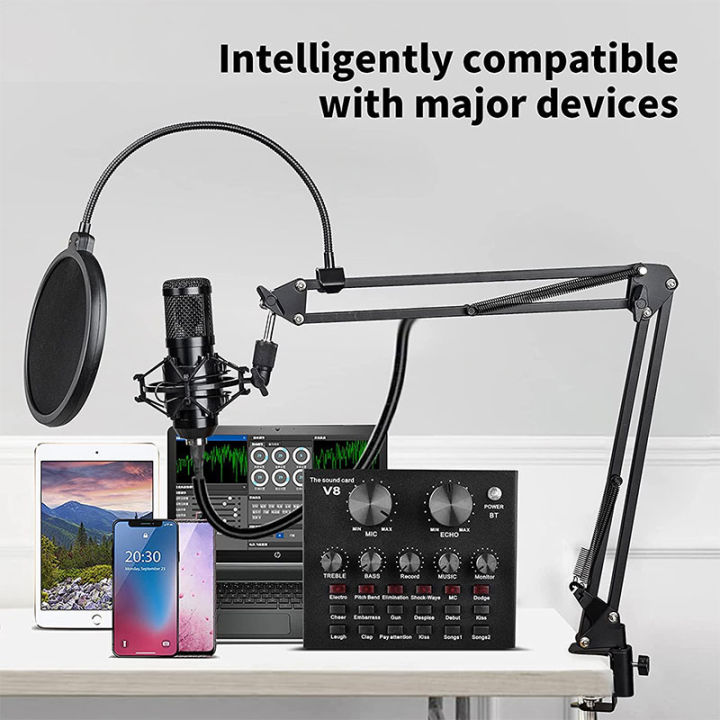 Professional%20Anchor%20Capacitance%20Microphone%20Wireless%20Bluetooth%20Connection%20for%20PC%20Karaoke%20Live%20Streaming%20Studio%20Recording%20BM800%20Ar%20-%20Image%202
