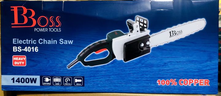 Electric Chain Saw 16 inch Model BS-4016 (Boss Power Tools) 1400w