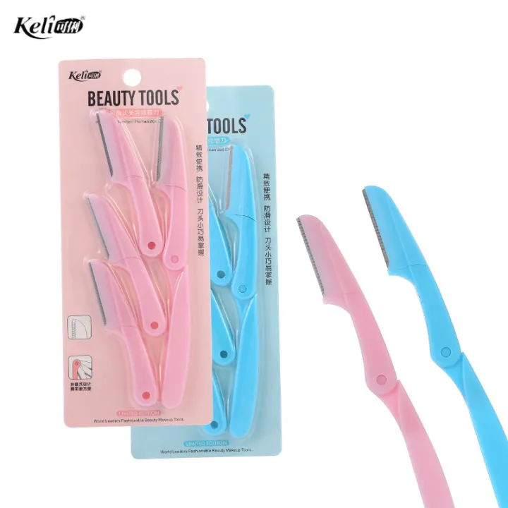 Keli%20Beauty%204pcs%20Eyebrow%20Razor%20-%20Pink%20&%20Blue%20-%20Image%202