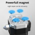 USB Charging Super Bright LED Flashlight with Safety Hammer Side Light Torch Light Portable Lantern Outdoor Adventure Lighting.