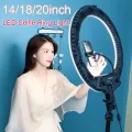 20" Selfie LED Ring Light with Tripod Stand & Cell Phone Holder Desktop Lamp Mini Led Camera Light for Tiktok/Youtube/Live/ Makeup/Photography.. 