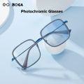 OQ BOGA 20 Colors Unisex Proof Blue Light Radiation Computer Glasses Men Women Photochromic Anti UV Square Frame Sunglasses. 