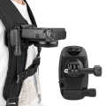 Mirrorless Camera Backpack Clip Mount RCSTQ Plastic Black Quick Release Adjustable Strap for SLR/Mirrorless Camera/Motion. 