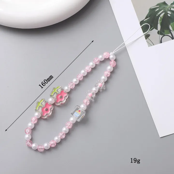 Bow%20beaded%20keychain%20Fashionable%20Acrylic%20Korean%20version%20case%20hanger%20New%20Smiling%20face%20Korean%20strap%20for%20decoration%20accessories%20Gift%20for%20friends%20Suitable%20for%20all%20ages%20Daily%20-%20Image%206