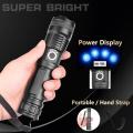 Rechargeable Zoom LED Flashlight USB Torch Light.