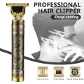 T9 Vintage USB 6500 charging cable with Rechargeable Hair Trimmer metal body Hair Cutting Machine For Men and Women.