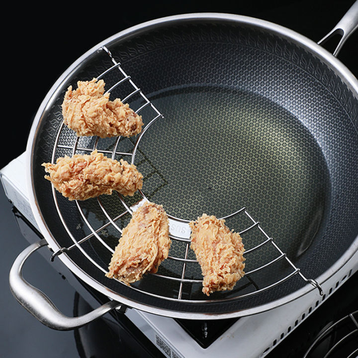 304%20Stainless%20Steel%20Thick%20Line%20Semicircle%20Hanging%20Pan%20Frying%20Drain%20Line%20Rack%20Kitchen%20Insulation%20Pot%20Rack%20Steam%20Rack%20-%20Image%205